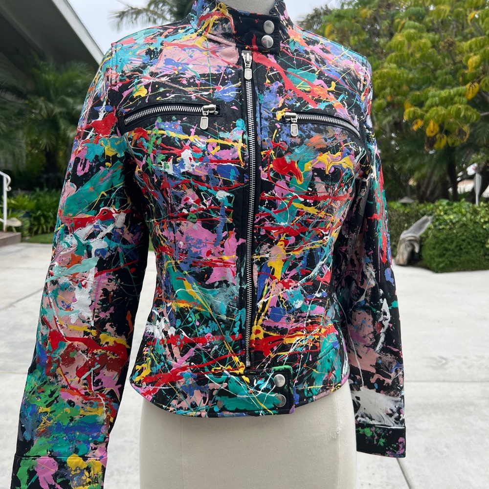 Colorful Abstract Women's Jacket